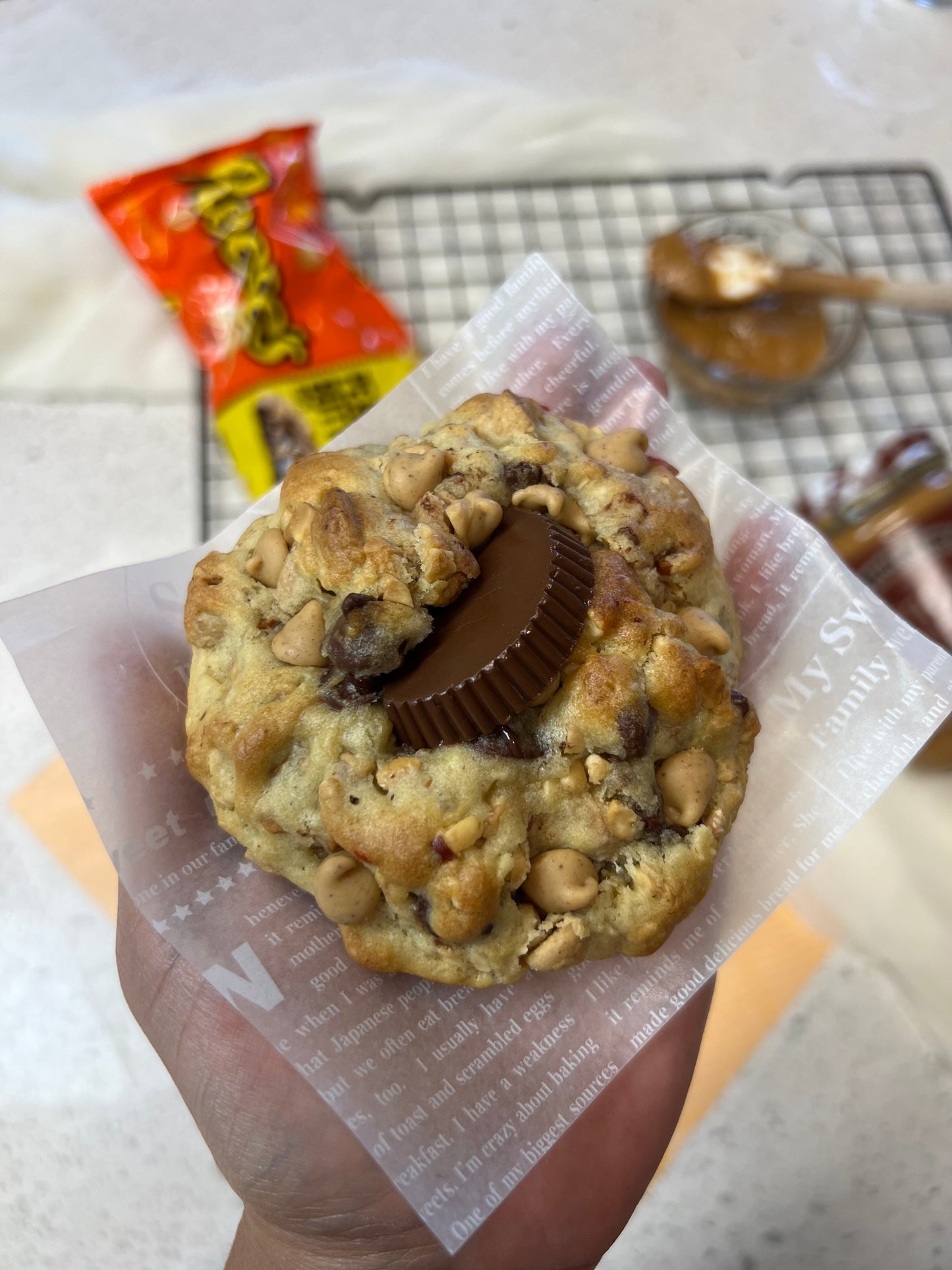 Peanut butter buckeye cookie